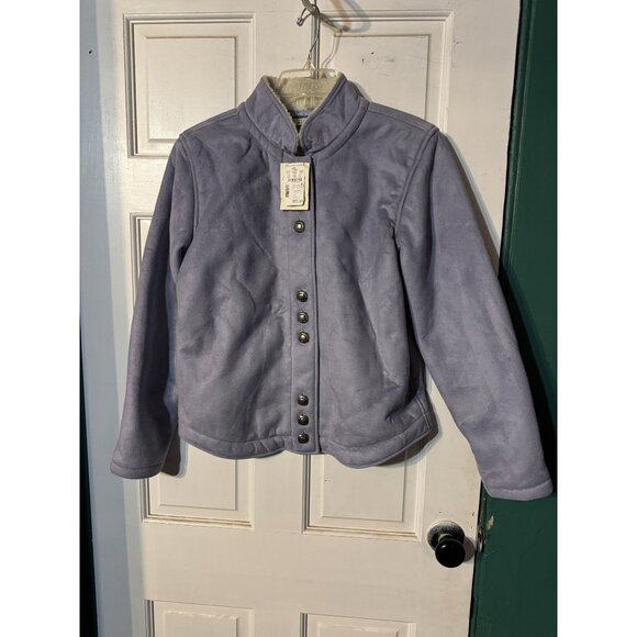 Christopher & Banks Button-Up Lavender Jacket M Western - Picture 1 of 7